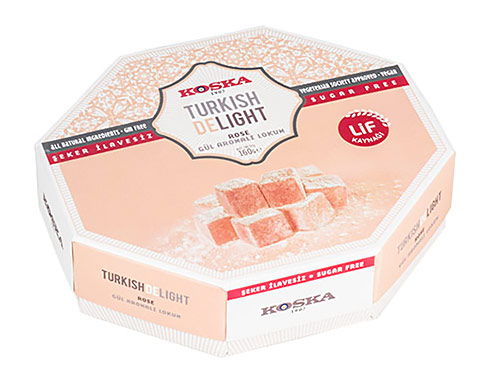 160 g Diabetic / Sugar Free Rose Flavored Turkish Delight